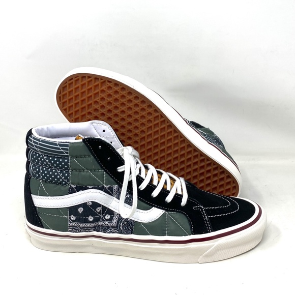 VANS Sk8-Hi 38 DX PW Sneaker Anaheim Canvas Suede Black Multi Men VN0A54FB9GU - Picture 3 of 8